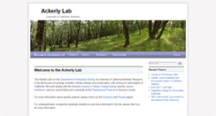 Desktop Screenshot of ackerlylab.org