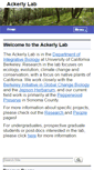 Mobile Screenshot of ackerlylab.org